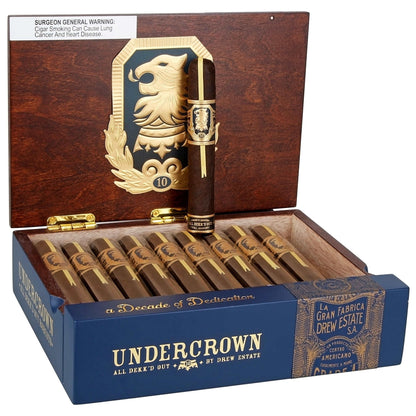 Drew Estate Liga Undercrown 10 Robusto - Shop Cigars Now  -  - FULL, Mexican San Andres Maduro Wrapper, Nicaragua, Robusto