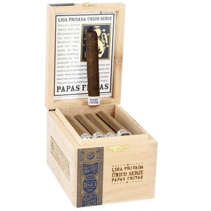 Drew Estate Liga Privada Unico Serie Papas Fritas - Shop Cigars Now  -  - FULL, Nicaragua, Petit Corona, USA Connecticut Broadleaf Wrapper