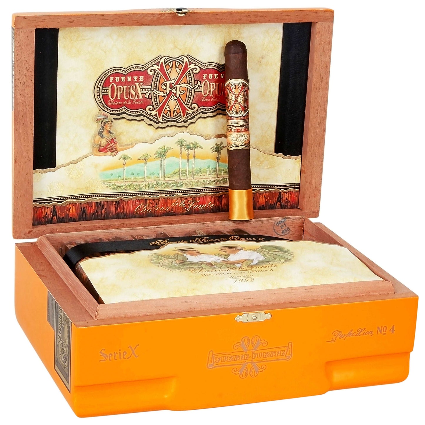 Arturo Fuente OpusX Oro Oscuro PerfecXion No. 4 - Shop Cigars Now  -  - Corona, Dominican Republic, Dominican Wrapper, FULL