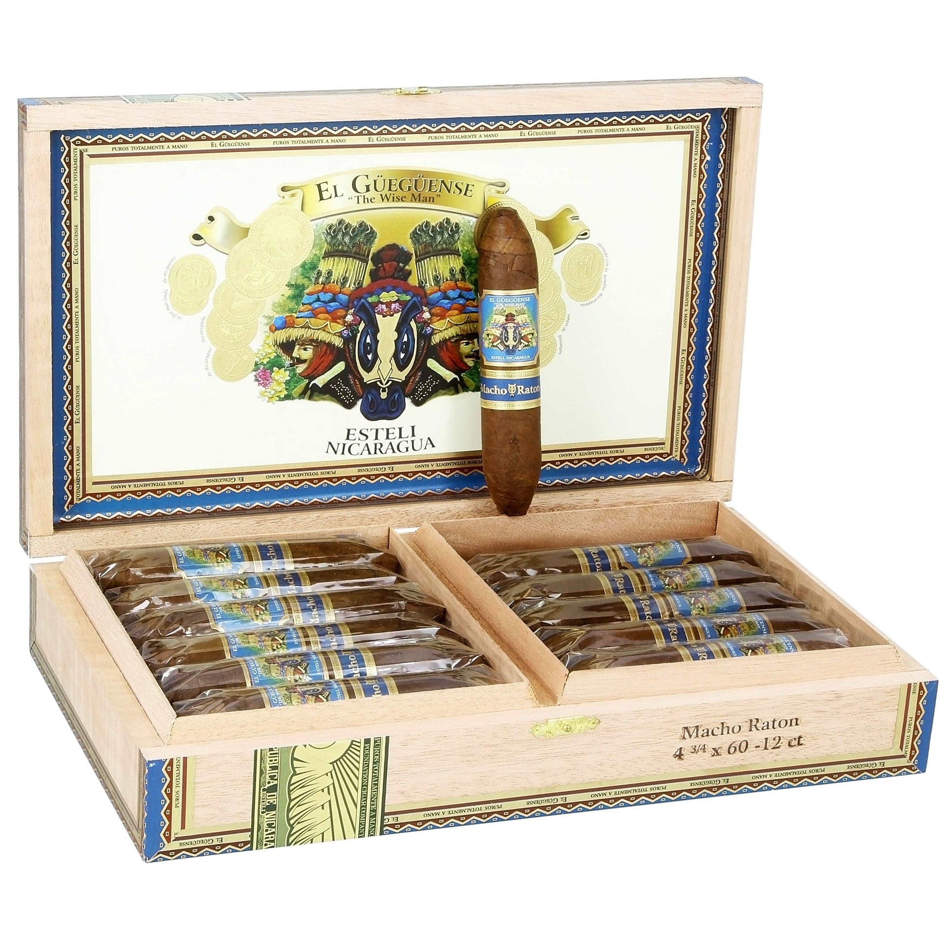 Foundation Cigar Co. El Gueguense Macho Raton Perfecto - Shop Cigars Now  -  - Medium, Nicaragua, Nicaraguan Wrapper, Perfecto