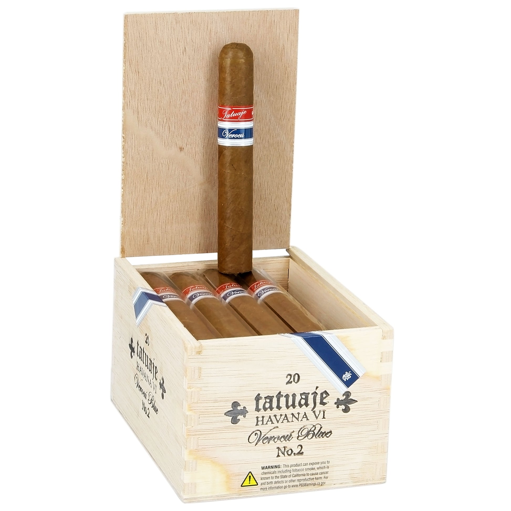 Tatuaje Havana VI Verocu Blue No. 2 - Shop Cigars Now  -  - Medium, Nicaragua, Nicaraguan Corojo Wrapper, Robusto