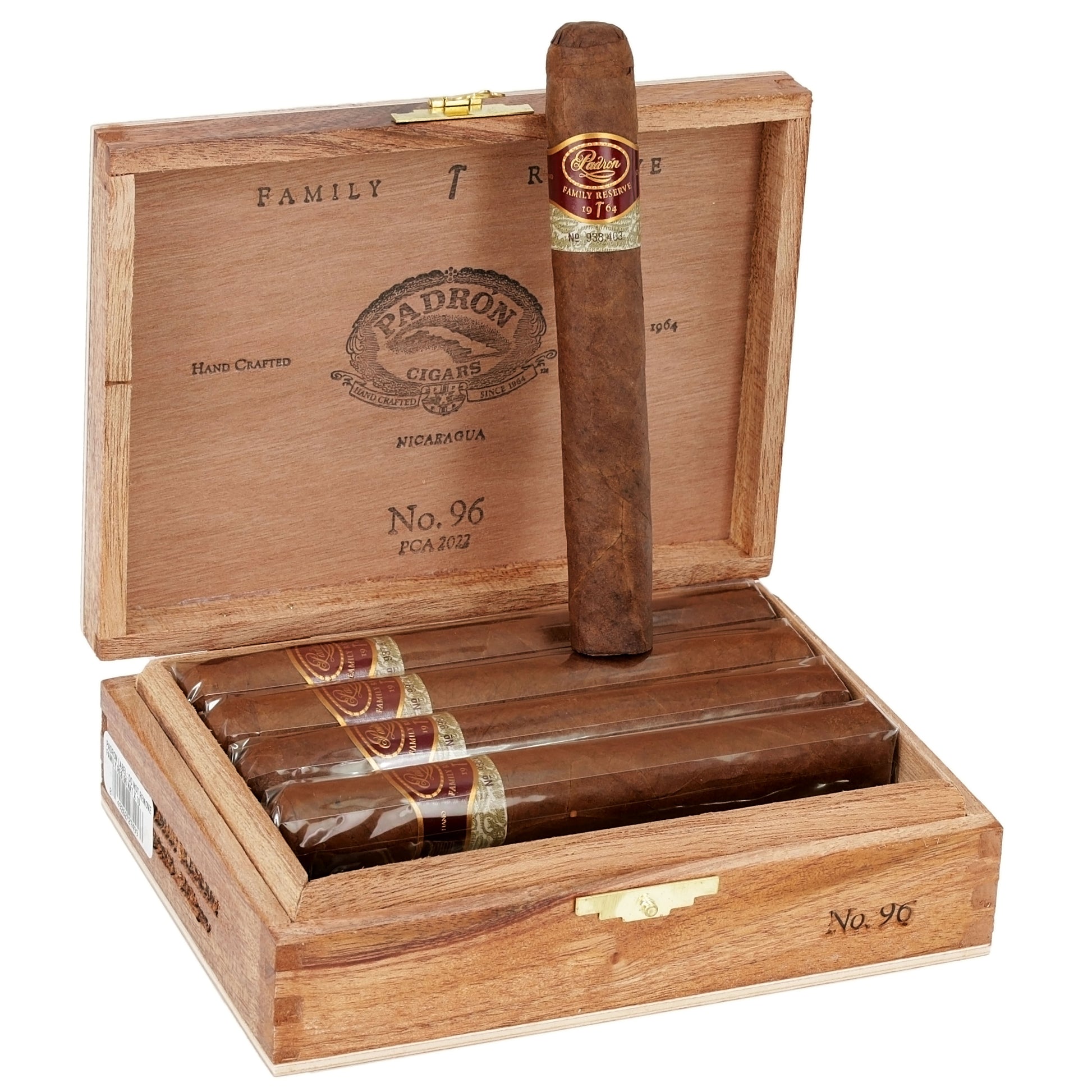 Padron Family Reserve No. 96 Natural - Shop Cigars Now  -  - Medium, Nicaragua, Nicaraguan Wrapper, Robusto