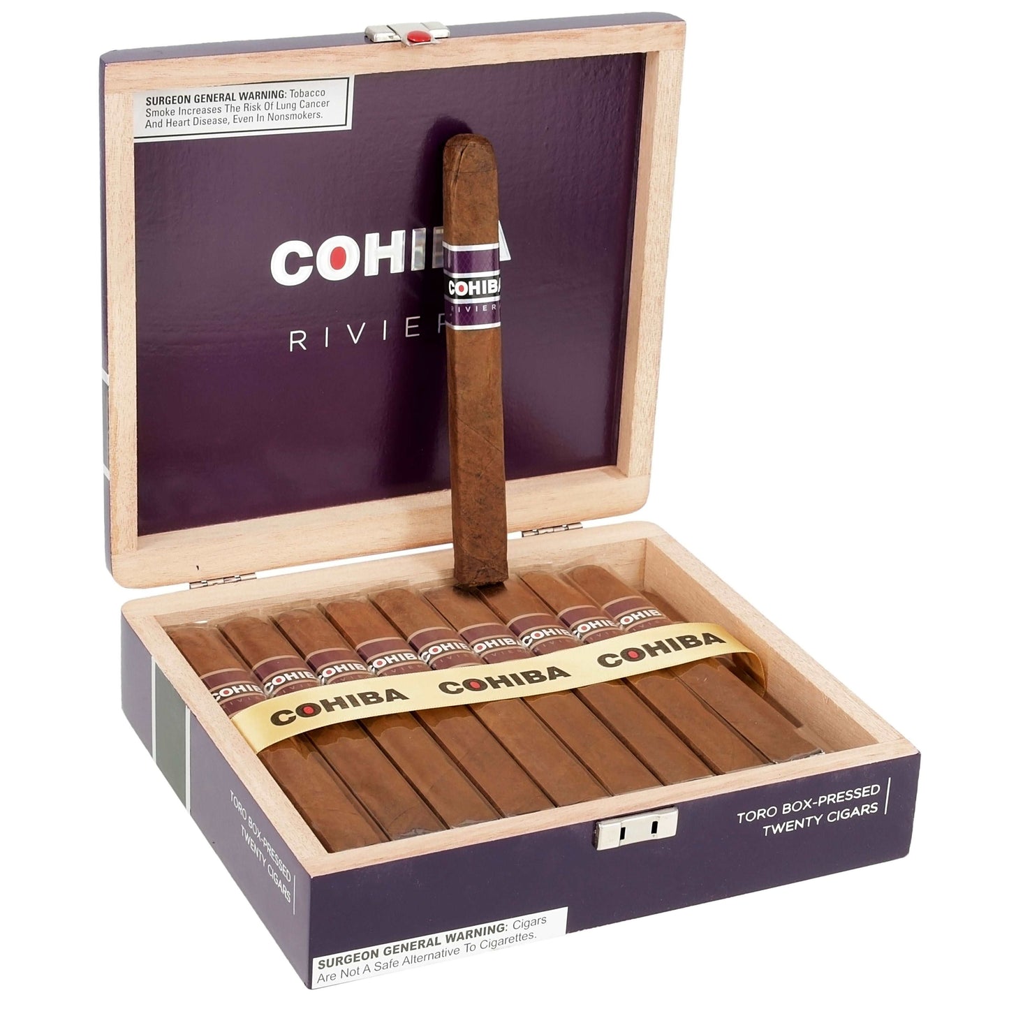 Cohiba Riviera Toro Box-Pressed (Nicaragua ) - Shop Cigars Now  -  - FULL, Mexican San Andres Maduro Wrapper, Nicaragua, Toro