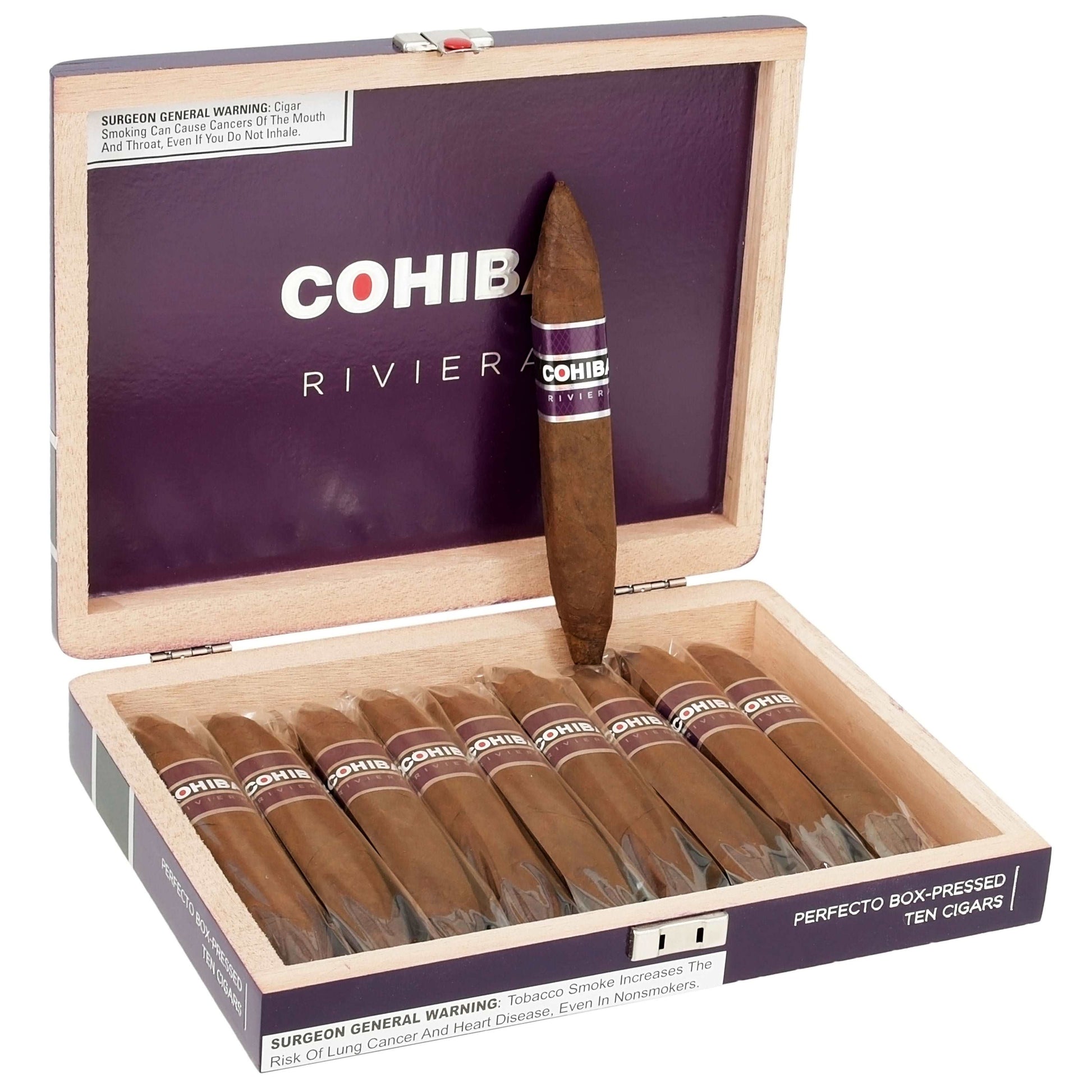 Cohiba Riviera Perfecto Box-Pressed (Nicaragua ) - Shop Cigars Now  -  - FULL, Mexican San Andres Maduro Wrapper, Nicaragua, Perfecto