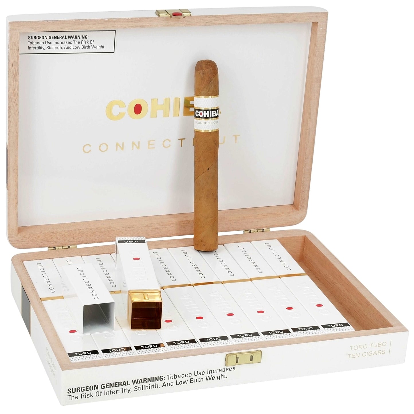 Cohiba Connecticut Toro Tubo - Shop Cigars Now  -  - Dominican Republic, Ecuadorian Connecticut Shade Wrapper, MILD, Toro