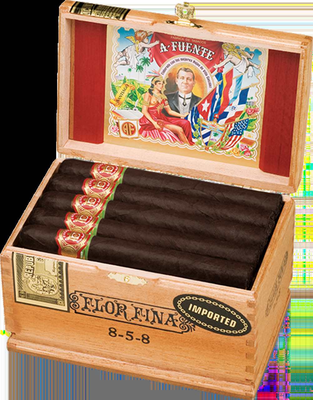 Arturo Fuente Flor Fina 8-5-8 Maduro - Shop Cigars Now  -  - Connecticut Broadleaf Maduro Wrapper, Corona Grande, Dominican Republic, Medium