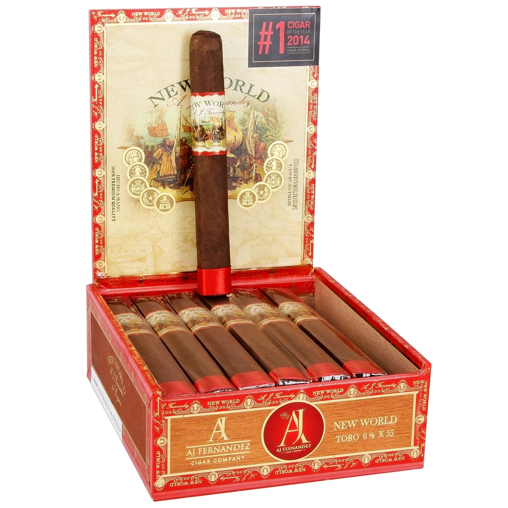 AJ Fernandez New World Gobernador Toro - Shop Cigars Now  -  - FULL, Nicaragua, Nicaraguan Wrapper, Toro