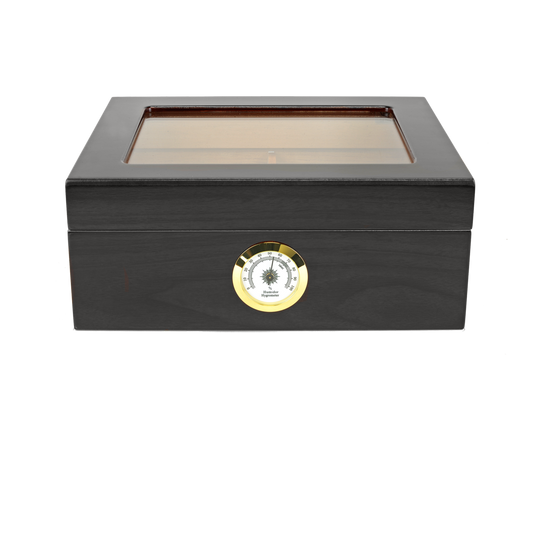 HUMIDOR SUPREME® CAPRI GLASSTOP DARK OAK - Shop Cigars Now  -  - 