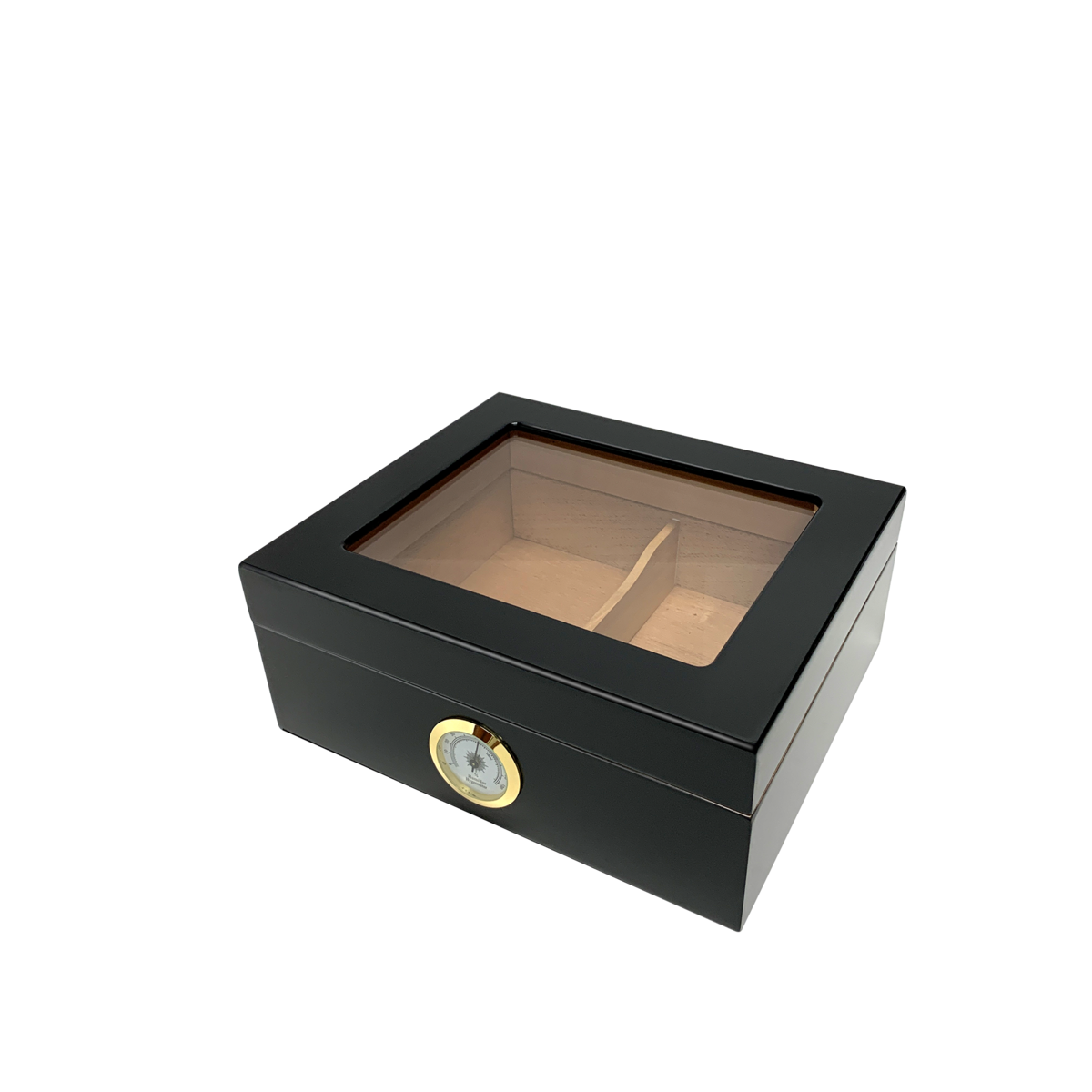 HUMIDOR SUPREME® CAPRI GLASSTOP BLACK - Shop Cigars Now  -  - 