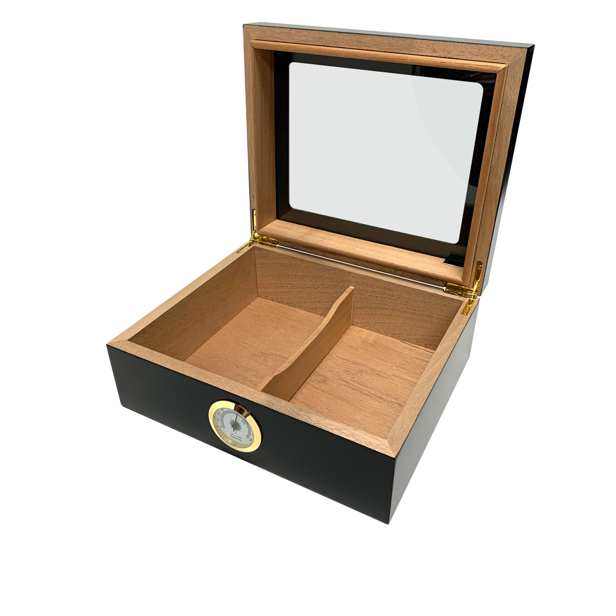 HUMIDOR SUPREME® CAPRI GLASSTOP BLACK - Shop Cigars Now  -  - 