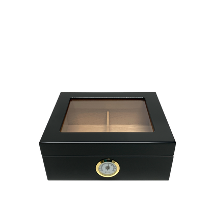 HUMIDOR SUPREME® CAPRI GLASSTOP BLACK - Shop Cigars Now  -  - 