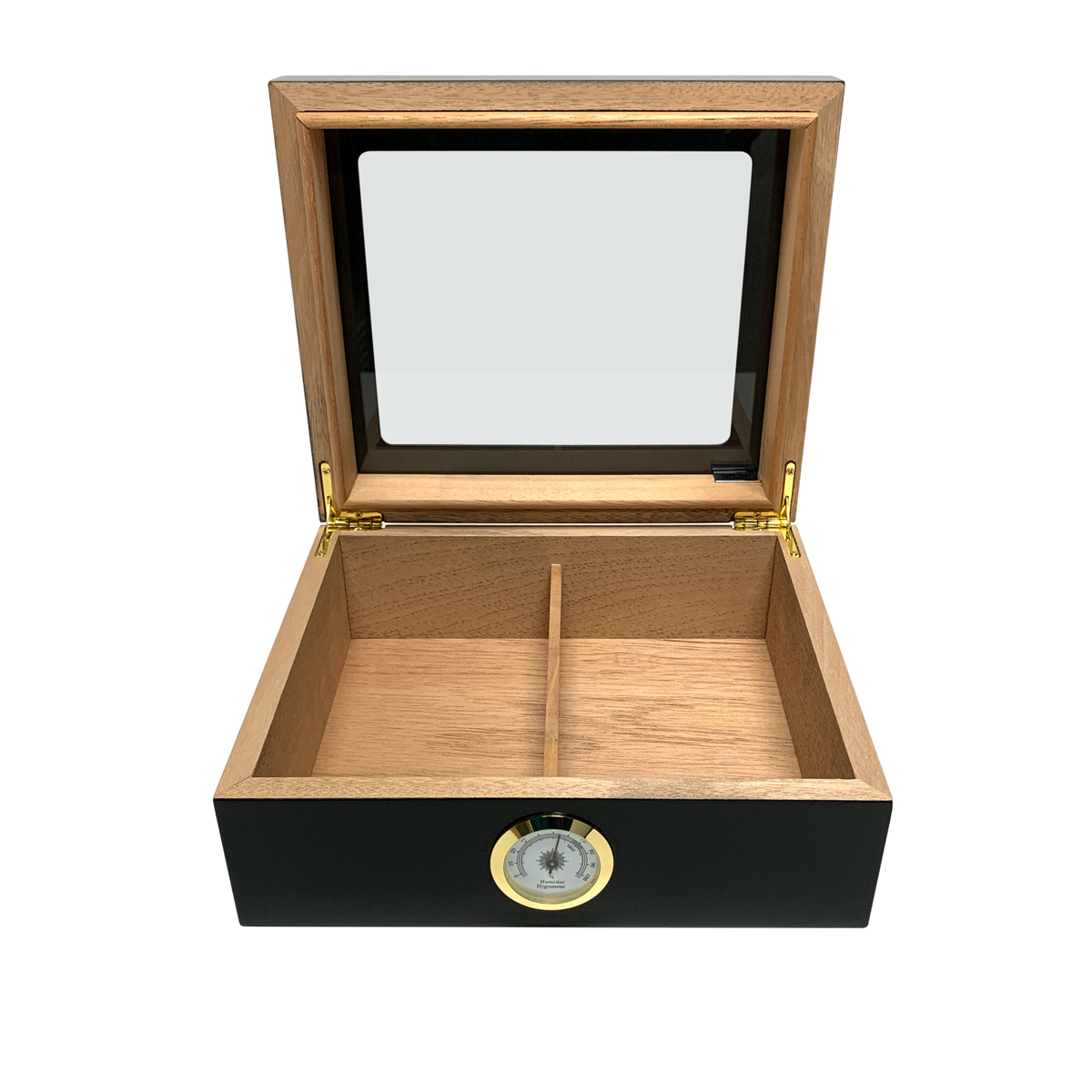 HUMIDOR SUPREME® CAPRI GLASSTOP BLACK - Shop Cigars Now  -  - 