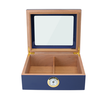 HUMIDOR SUPREME® CAPRI GLASSTOP BLUE - Shop Cigars Now  -  - 