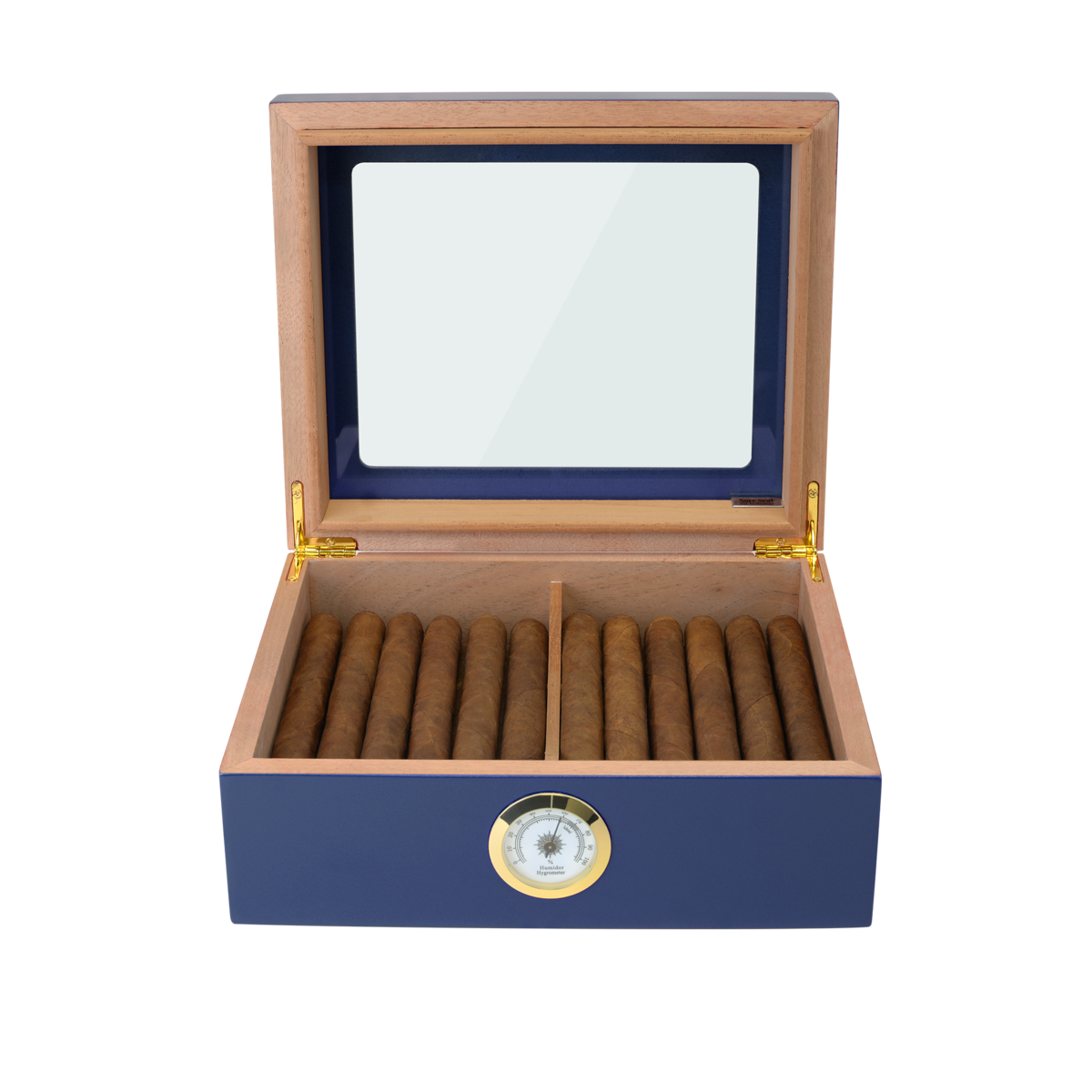 HUMIDOR SUPREME® CAPRI GLASSTOP BLUE - Shop Cigars Now  -  - 