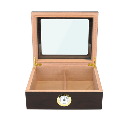 HUMIDOR SUPREME® CAPRI GLASSTOP MOHOGANY - Shop Cigars Now  -  - 