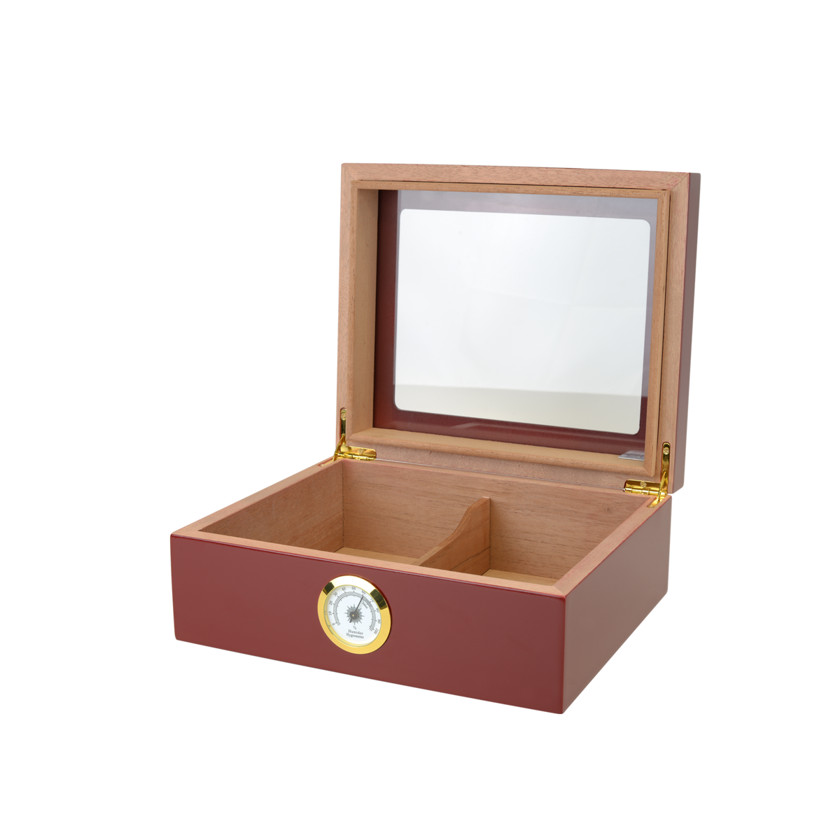 HUMIDOR SUPREME® CAPRI GLASSTOP RED - Shop Cigars Now  -  - 