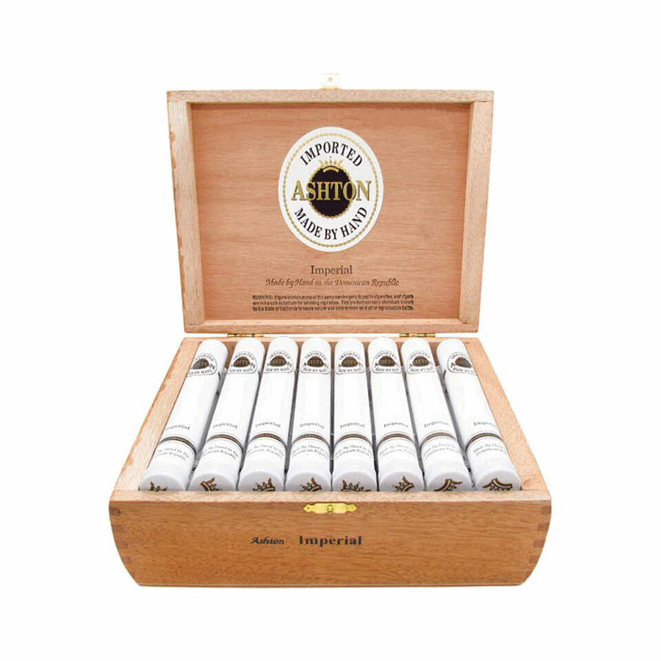 Ashton Classic Imperial (Tube) - Shop Cigars Now  -  - Connecticut Shade Wrapper, Corona, Dominican Republic, Mild