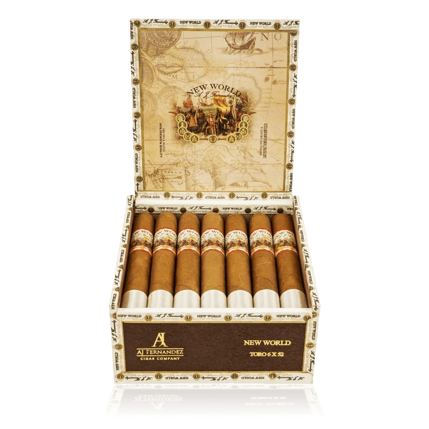 AJ Fernandez New World Connecticut Corona Gorda - Shop Cigars Now  -  - Corona Extra, MEDIUM, Nicaragua, USA Connecticut Shade Wrapper