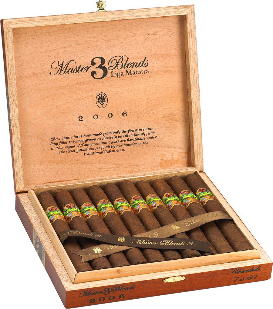 Oliva Master Blends III Churchill - Shop Cigars Now  -  - Box Pressed, Churchill, Full, Nicaragua, USA Connecticut Broadleaf Wrapper