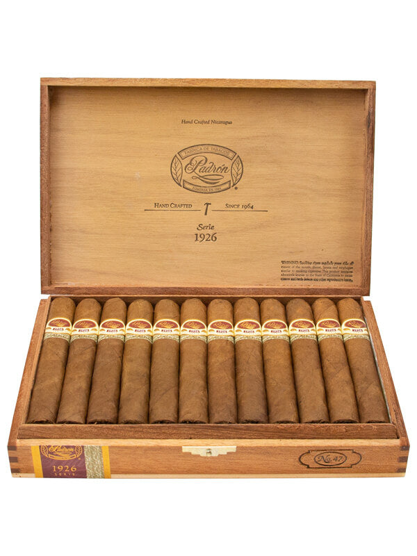 Padron Serie 1926 No. 47 Natural - Shop Cigars Now  -  - Box Pressed, Medium-Full, Nicaragua, Nicaraguan Wrapper, Robusto