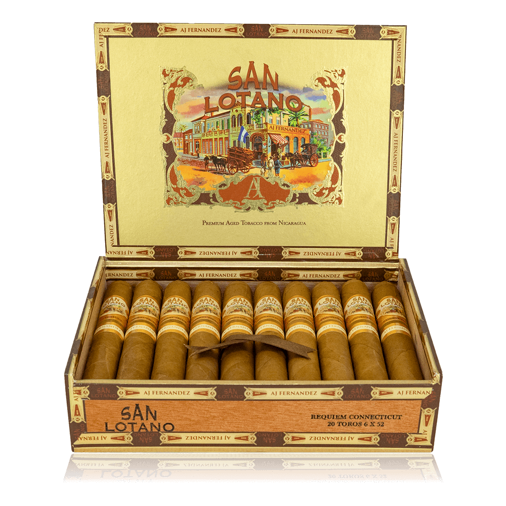 AJ Fernandez San Lotano Requiem Connecticut Toro - Shop Cigars Now  -  - Ecuadorian Wrapper, Mild, Nicaragua, Toro