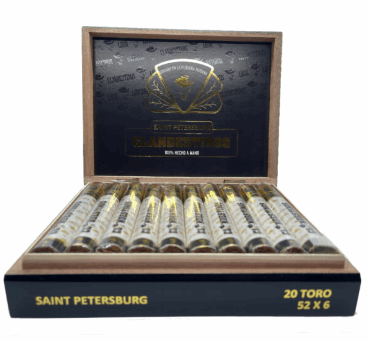 Clandestinos Saint Petersburg - Shop Cigars Now  -  - Ecuadorian Connecticut Wrapper, Mild, Nicaragua, Toro