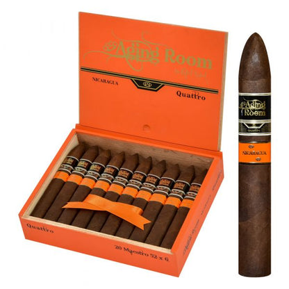 Aging Room Quattro Nicaragua Maestro Torpedo - Shop Cigars Now  -  - FULL, Nicaragua, Nicaraguan Wrapper, Torpedo