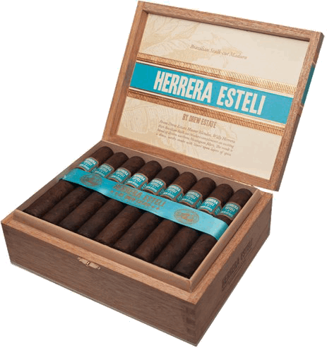 Drew Estate Herrera Esteli Brazilian Maduro Short Corona Gorda - Shop Cigars Now  -  - Brazilian Maduro Wrapper, Corona Extra, Medium-Full, Nicaragua