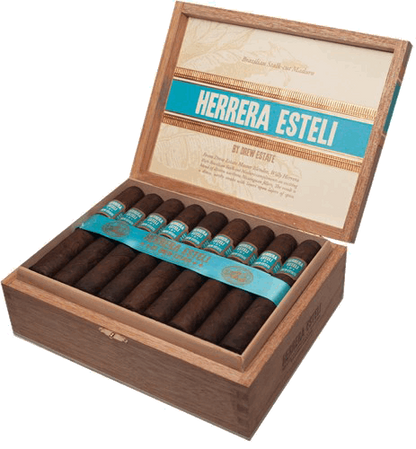 Drew Estate Herrera Esteli Brazilian Maduro Short Corona Gorda - Shop Cigars Now  -  - Brazilian Maduro Wrapper, Corona Extra, Medium-Full, Nicaragua