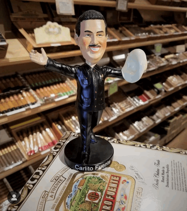 Arturo Fuente Carlito Fuente Jr. Bobble Head - Black - Shop Cigars Now  -  - 