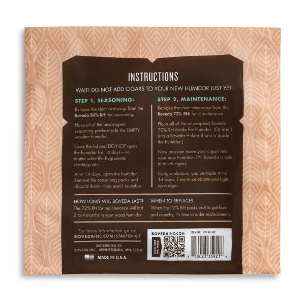 Boveda Humidor Starter Kit 50-count - Shop Cigars Now  -  - 