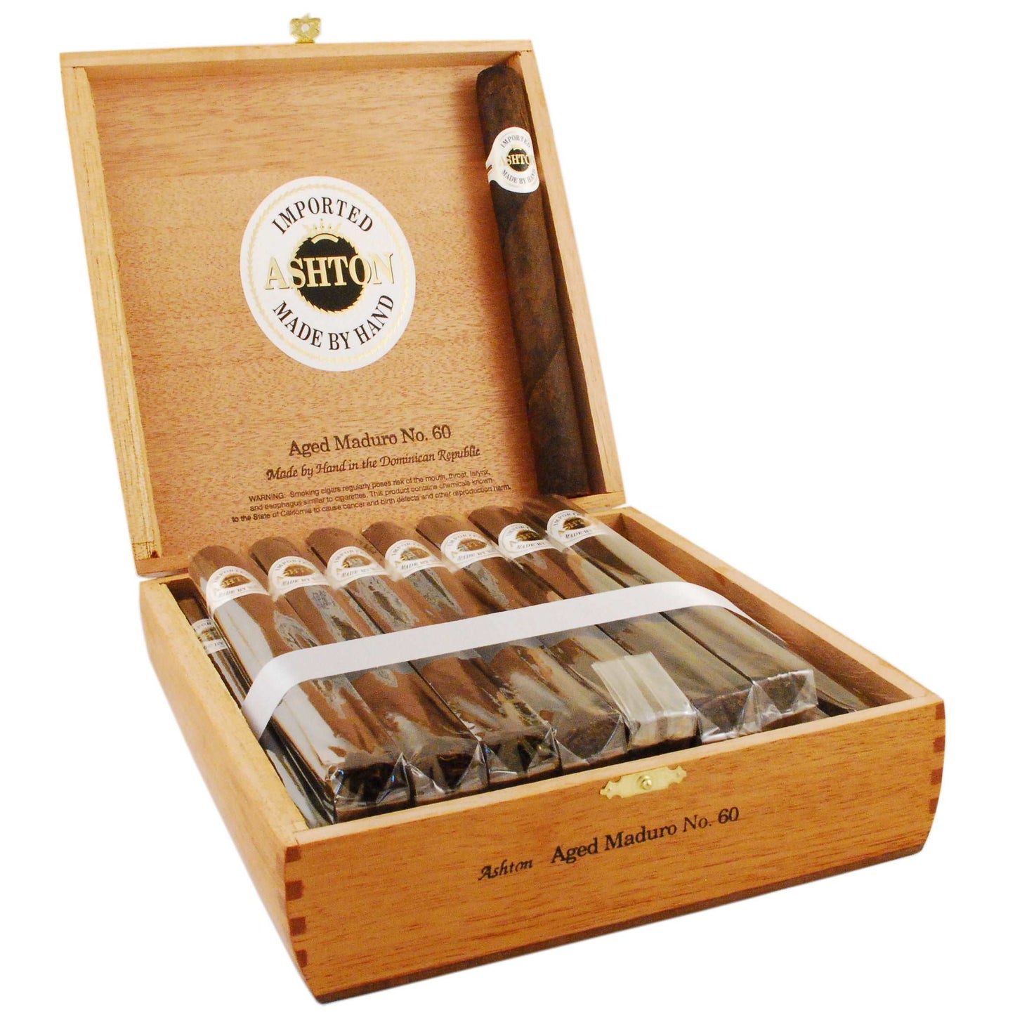 Ashton Aged Maduro No. 60 - Shop Cigars Now  -  - Connecticut Broadleaf Wrapper, Dominican Republic, Gordo, Mild-Medium