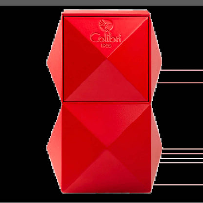 Colibri Quasar TableTop Triple Flame Lighter Red - Shop Cigars Now  -  - 