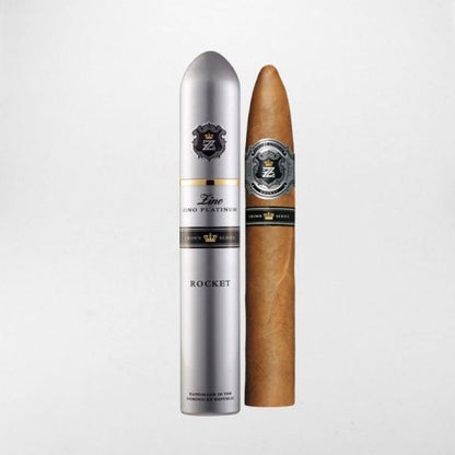 Zino Platinum Crown Series Rocket Tubo - Shop Cigars Now  -  - Dominican Republic, Double Corona, Ecuadorian Wrapper, Medium