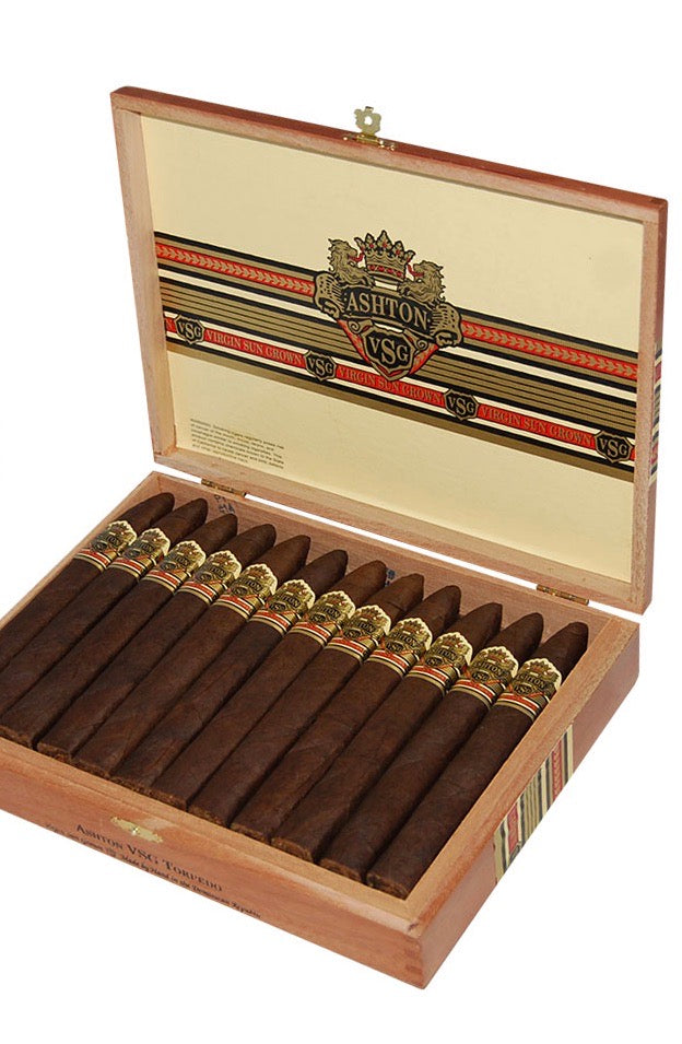 Ashton VSG Torpedo - Shop Cigars Now  -  - Box Pressed, Dominican Republic, Ecuador Sumatra Wrapper, Full, Torpedo