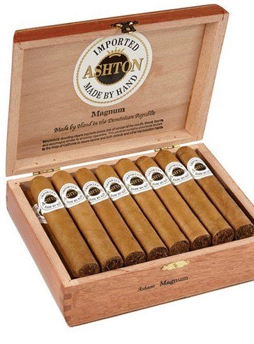 Ashton Classic Magnum - Shop Cigars Now  -  - Connecticut Shade Wrapper, Dominican Republic, Mild, Robusto