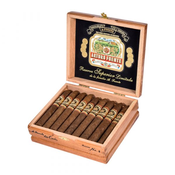 Arturo Fuente Don Carlos No 4 - Shop Cigars Now  -  - African Cameroon Wrapper, Belicoso, Dominican Republic, Medium-Full