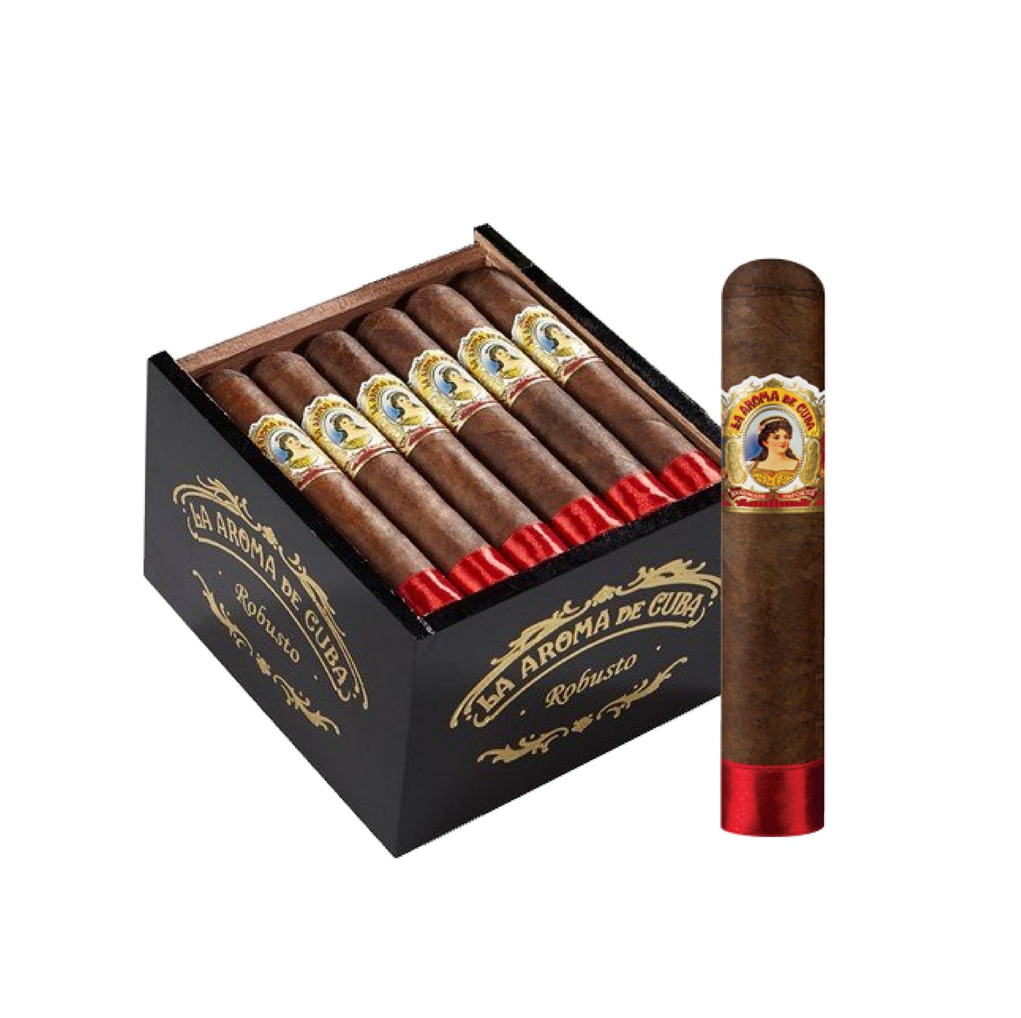 La Aroma de Cuba Robusto (Redfoot) - Shop Cigars Now  -  - Connecticut Broadleaf Wrapper, Medium, Nicaragua, Robusto