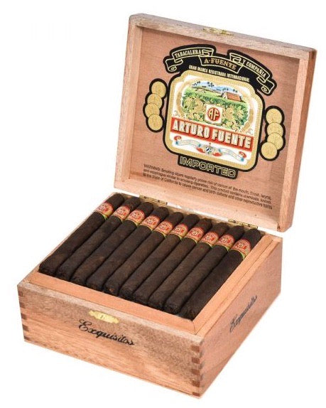 Arturo Fuente Exquisitos Maduro - Shop Cigars Now  -  - Connecticut Broadleaf Wrapper, Dominican Republic, Medium, Small Panatela