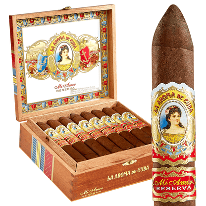 La Aroma de Cuba Mi Amor Reserva Belicoso - Shop Cigars Now  -  - Belicoso, Box Pressed, Full, Nicaragua, San Andres Oscuro Wrapper