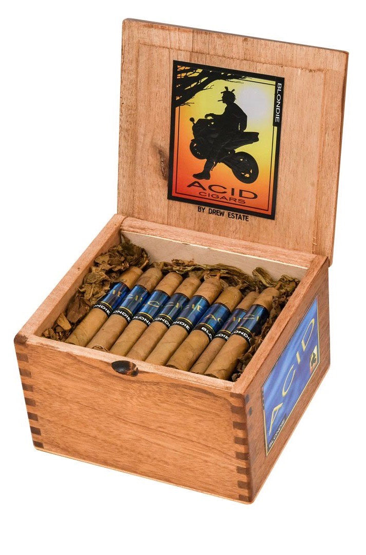 Drew Estate ACID Blue Blondie - Shop Cigars Now  -  - Connecticut Shade Wrapper, Mild-Medium, Nicaragua, Petite Corona