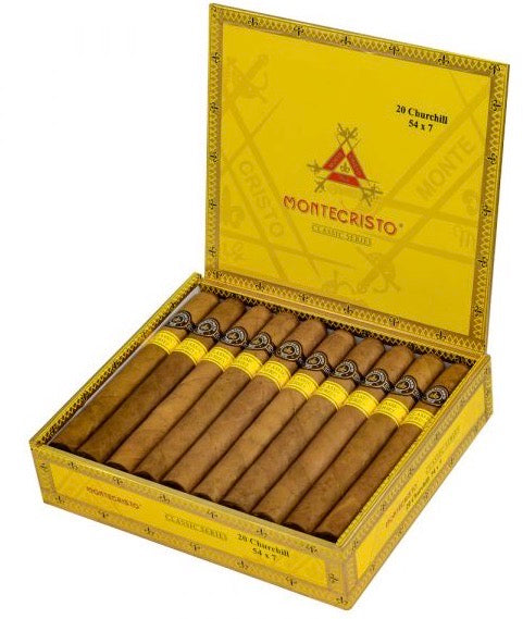 Montecristo Classic Series Churchill - Shop Cigars Now  -  - Churchill, Dominican Republic, Mild-Medium, Select Connecticut Shade Wrapper