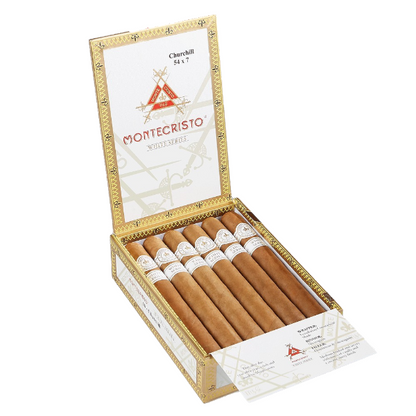 Montecristo White Series Churchill - Shop Cigars Now  -  - Churchill, Dominican Republic, Ecuadorian Connecticut Shade Wrapper, Medium