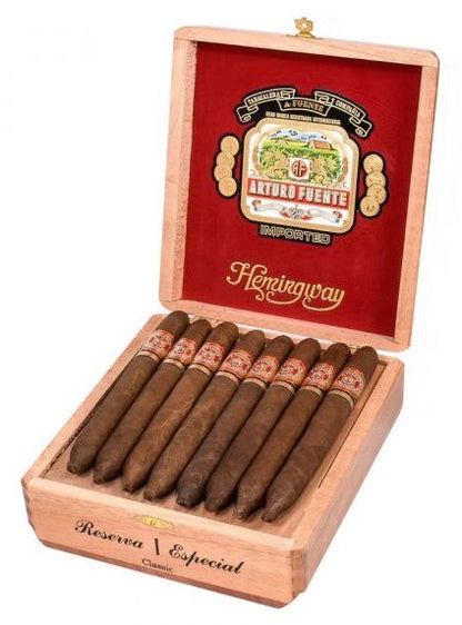 Arturo Fuente Hemingway Classic Natural - Shop Cigars Now  -  - African Cameroon Wrapper, Dominican Republic, Medium, Perfecto