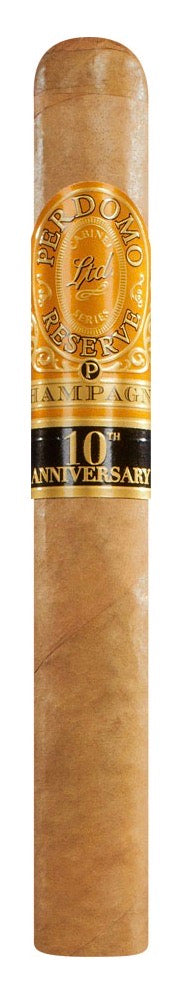 Perdomo Reserve 10th Anniversary Champagne Epicure - Shop Cigars Now  -  - Ecuadorian Connecticut Wrapper, Mild-Medium, Nicaragua, Toro