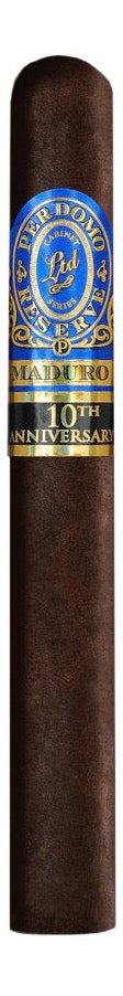 Perdomo Reserve 10th Anniversary Box-Pressed Maduro Churchill - Shop Cigars Now  -  - Box Pressed, Churchill, Medium-Full, Nicaragua, Nicaraguan Maduro Wrapper