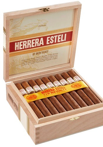 Drew Estate Herrera Esteli Habano Lonsdale Deluxe - Shop Cigars Now  -  - Ecuadorian Habano Wrapper, Lonsdale, Medium-Full, Nicaragua