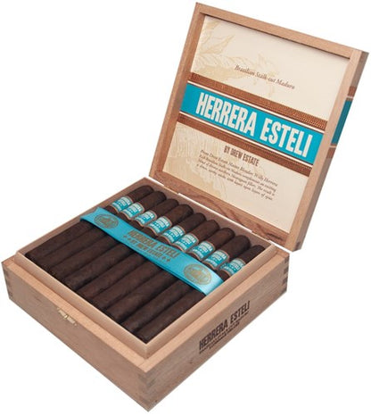 Drew Estate Herrera Esteli Brazilian Maduro Lonsdale Deluxe - Shop Cigars Now  -  - Brazilian Maduro Wrapper, Long Corona, Medium-Full, Nicaragua