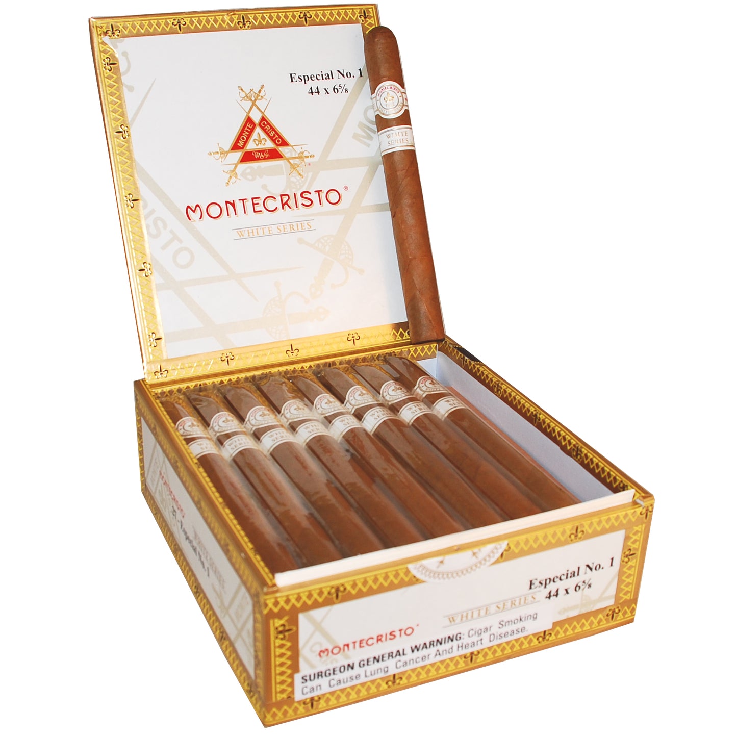 Montecristo White Series Especial No.1 - Shop Cigars Now  -  - Dominican Republic, Ecuadorian Connecticut Shade Wrapper, Lonsdale, Medium