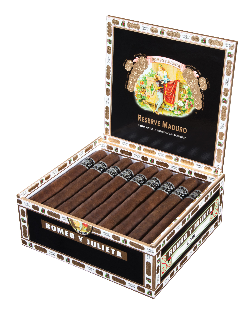 Romeo y Julieta 1875 Reserve Maduro Churchill - Shop Cigars Now  -  - Blackened Connecticut Broadleaf Wrapper, Churchill, Dominican Republic, Medium-Full